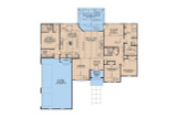 Tuscan House Plan - Papillon Villa 35906 - 1st Floor Plan