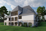 European House Plan - Arlington Estate 53921 - Rear Exterior