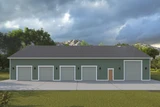 Farmhouse House Plan - Lambert Garage 37073 - Front Exterior