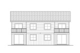 Contemporary House Plan - Sturgis 52825 - Rear Exterior