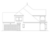 European House Plan - 74045 - Right Exterior