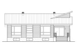 Secondary Image - Contemporary House Plan - 77343 - Rear Exterior