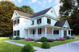 Farmhouse House Plan - Mill Creek Farms 92890 - Front Exterior