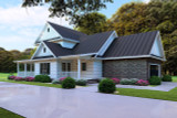 Farmhouse House Plan - Mill Creek Farms 92890 - Right Exterior
