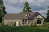 Mountain Rustic House Plan - Whispering Falls 66926 - Rear Exterior