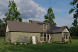 Mountain Rustic House Plan - Whispering Falls 66926 - Rear Exterior