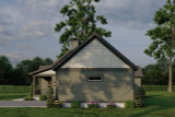 Mountain Rustic House Plan - Whispering Falls 66926 - Right Exterior
