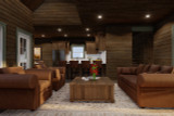 Mountain Rustic House Plan - Whispering Falls 66926 - Great Room