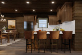 Mountain Rustic House Plan - Whispering Falls 66926 - Kitchen