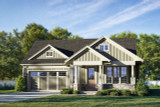 Craftsman House Plan - Addison II 52789 - Front Exterior