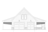 Lodge Style House Plan - Deer Haven Garage 2 93915 - Front Exterior