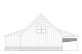 Lodge Style House Plan - Deer Haven Garage 2 93915 - Rear Exterior