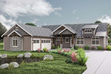 Craftsman House Plan - Ozark 70008 - Front Exterior