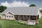 Craftsman House Plan - Ozark 70008 - Rear Exterior