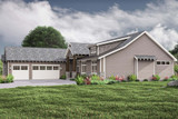 Craftsman House Plan - Ozark 70008 - Right Exterior