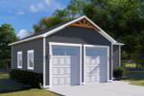 Craftsman House Plan - Pressley Garage 36963 - Front Exterior