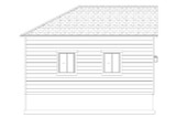 Craftsman House Plan - Pressley Garage 36963 - Left Exterior