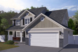 Craftsman House Plan - Ridd 15299 - Front Exterior