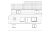 Craftsman House Plan - Ridd 15299 - Rear Exterior