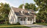 Farmhouse House Plan - Pit Stop 70652 - Front Exterior