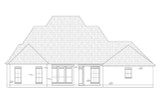 Secondary Image - French Country House Plan - St. Pierre 36833 - Rear Exterior