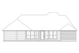 Secondary Image - Southern House Plan - Woodgrove 10378 - Rear Exterior