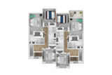 Secondary Image - Contemporary House Plan - Haviland 66513 - 2nd Floor Plan