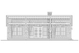 Contemporary House Plan - Windermere 51843 - Front Exterior