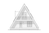 A-Frame House Plan - Aspen 13909 - Front Exterior