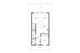 A-Frame House Plan - Aspen 13909 - 1st Floor Plan