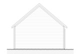 Farmhouse House Plan - Chandler 34718 - Rear Exterior