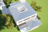 Modern Style House Plan - Orion 74138 - Aerial View - 
