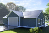 Secondary Image - Traditional House Plan - Martin Garage 42232 - Rear Exterior