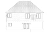 Traditional House Plan - Merideth 44772 - Rear Exterior
