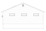 Traditional House Plan - Pierce Garage 56008 - Rear Exterior