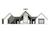 Secondary Image - Mountain Rustic House Plan - 16157 - Rear Exterior