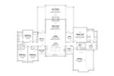 Mountain Rustic House Plan - 16157 - 1st Floor Plan