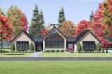 Mountain Rustic House Plan - 83005 - Front Exterior
