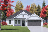 Farmhouse House Plan - 51222 - Front Exterior