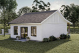 Farmhouse House Plan - Fairview Cottage 62302 - Rear Exterior