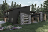 Mountain Rustic House Plan - Sumpter Heights 32412 - Left Exterior