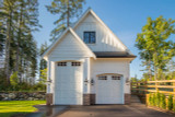 Traditional House Plan - Campbell Valley Garage 72159 - Front Exterior