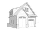 Traditional House Plan - Campbell Valley Garage 72159 - Front Exterior