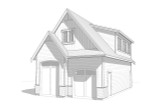 Traditional House Plan - Campbell Valley Garage 72159 - Front Exterior