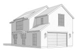 Contemporary House Plan - Canyon View 38102 - Front Exterior