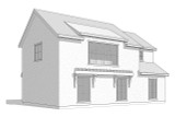Contemporary House Plan - Canyon View 38102 - Left Exterior