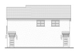 Contemporary House Plan - Canyon View 38102 - Right Exterior