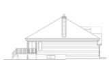 European House Plan - 75076 - Left Exterior