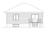 Modern House Plan - 89216 - Rear Exterior