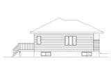 Modern House Plan - 17250 - Left Exterior